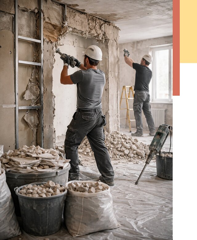 Демонтажные работы в чусовом от 2821 руб. — услуги и цена под ключ | ОТДЕЛОЧНИК-Чсв