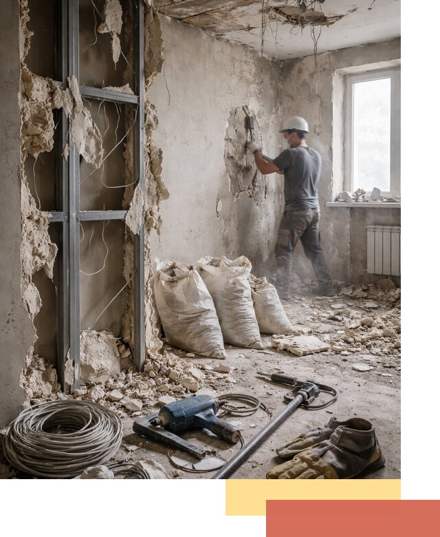 Профессиональный демонтаж зданий и конструкций в чусовом