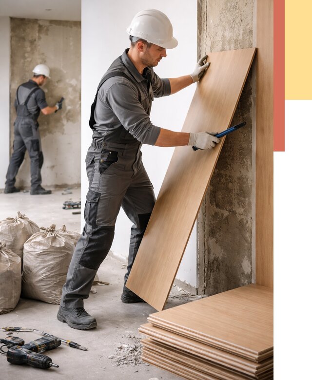 Демонтаж стеновых панелей в чусовом от 3657 руб. за м² быстро и недорого | ОТДЕЛОЧНИК-Чсв