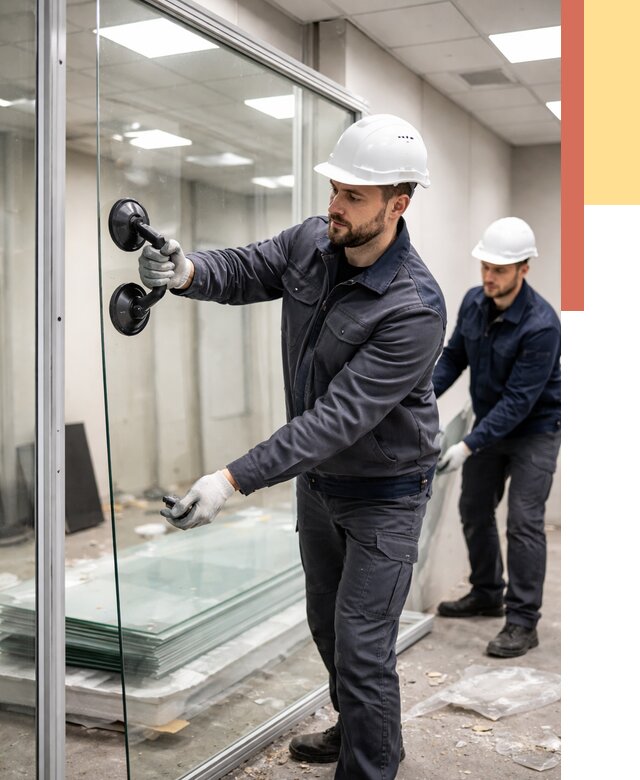 Демонтаж стеклянных перегородок в чусовом от 3343 руб. — быстро и недорого | ОТДЕЛОЧНИК-Чсв