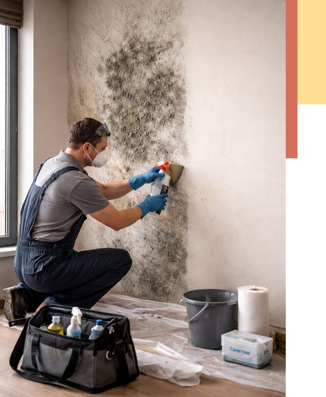Удаление плесени со стен в чусовом от 2246 руб. — быстро и недорого | ОТДЕЛОЧНИК-Чсв