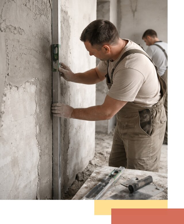 Установка штукатурных маяков в чусовом с гарантией качества