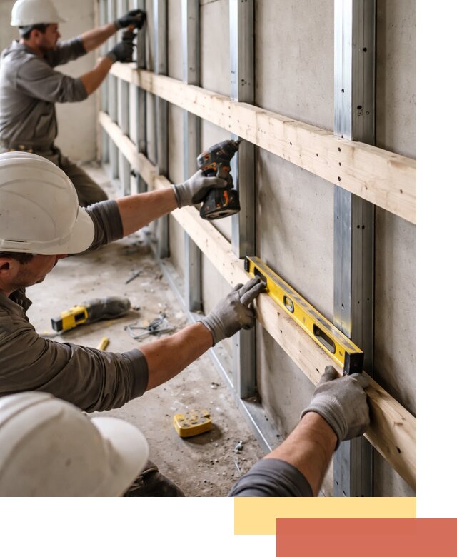 Устройство обрешетки под панели в чусовом