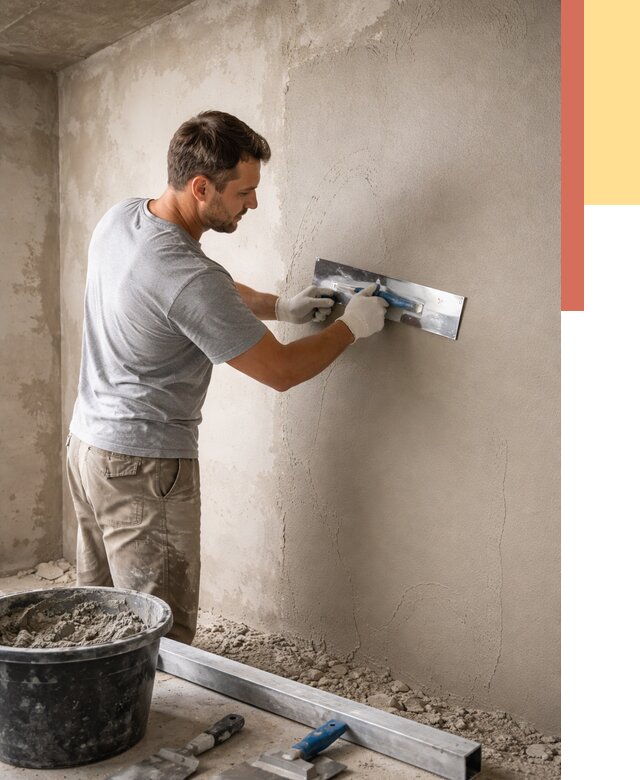 Штукатурка стен без маяков в чусовом от 7523 руб/м2 — услуги и цена | ОТДЕЛОЧНИК-Чсв