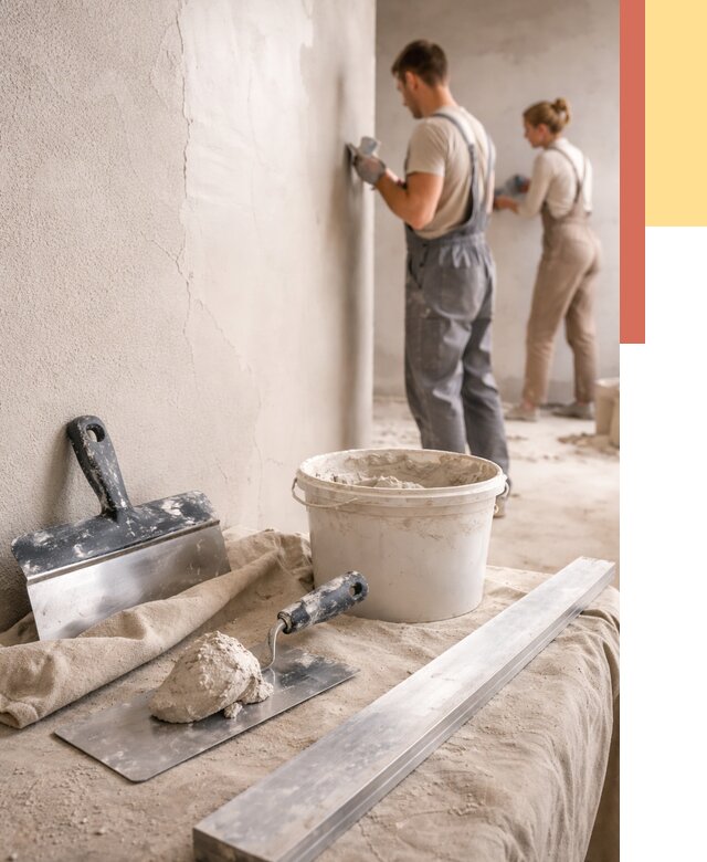 Штукатурка стен гипсовая в чусовом от 4702 руб/м2 — быстро и недорого | ОТДЕЛОЧНИК-Чсв