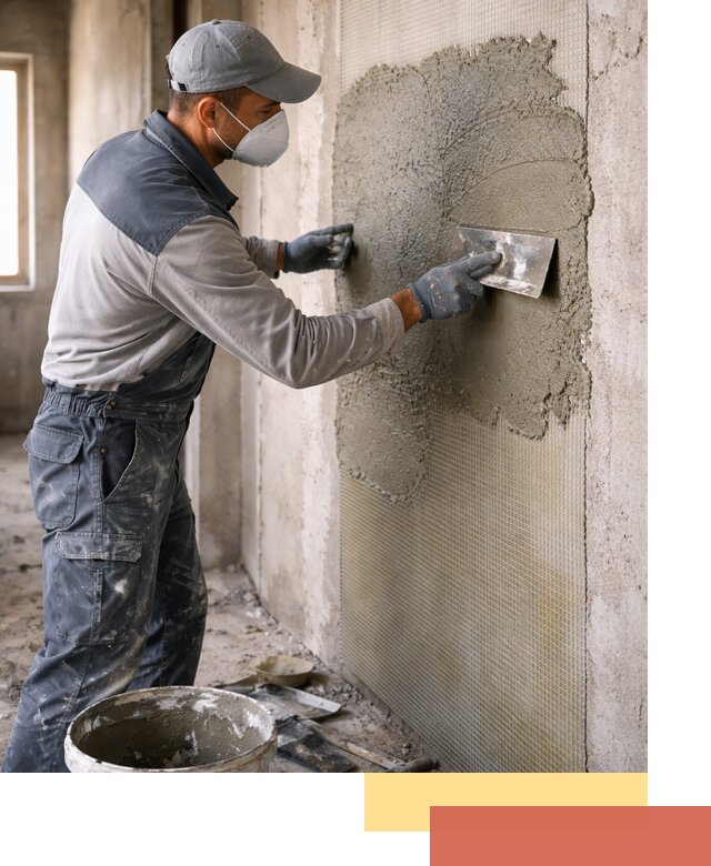 Штукатурка стен по сетке в чусовом под ключ качественно и быстро