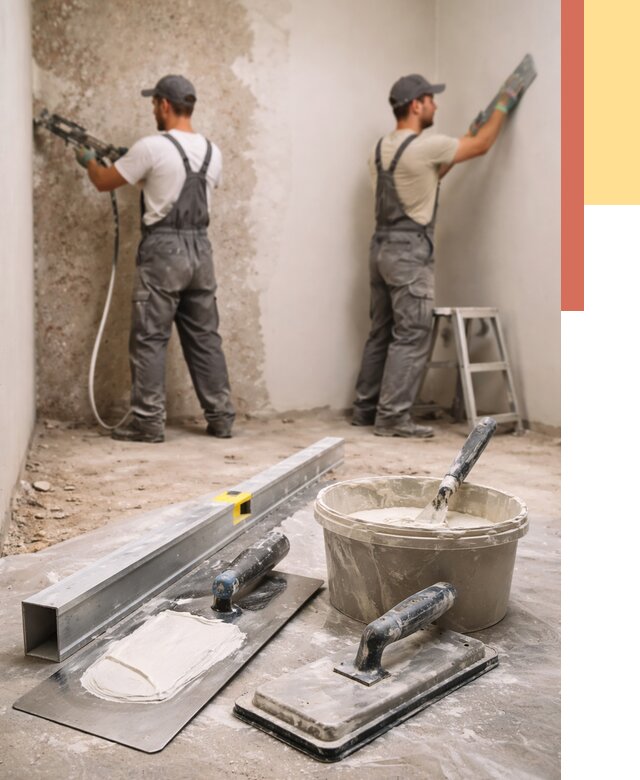 Штукатурка стен под обои в чусовом от 4702 руб./м2 — выравнивание под обои | ОТДЕЛОЧНИК-Чсв