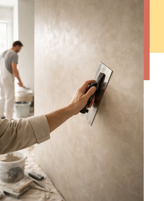 Венецианская штукатурка в чусовом от 3657 руб/м² — нанесение стен под ключ | ОТДЕЛОЧНИК-Чсв