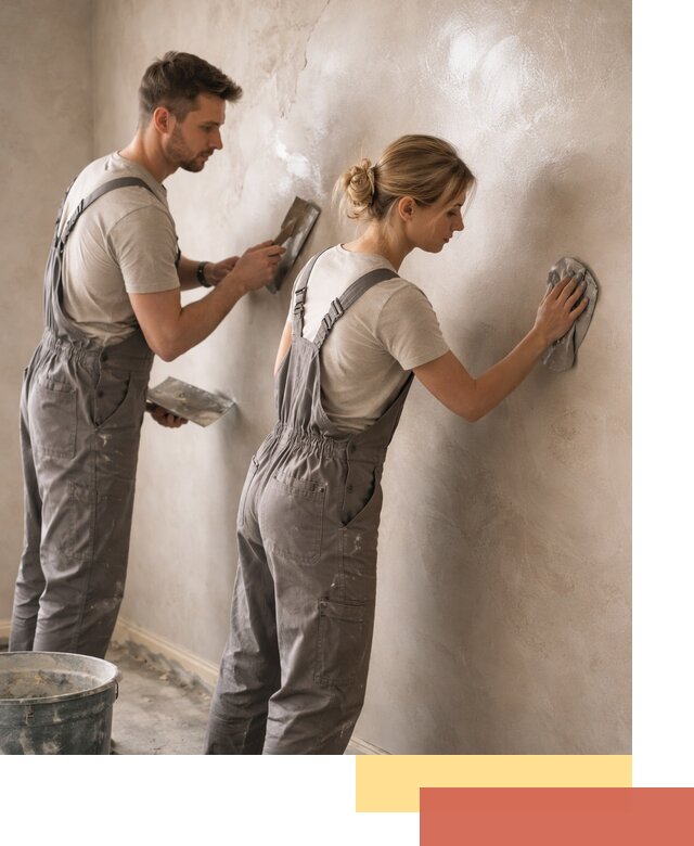 Венецианская штукатурка высокого качества в чусовом