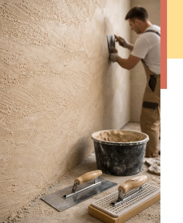 Декоративная штукатурка травертин в чусовом от 1881 руб/м2 — качественно и недорого | ОТДЕЛОЧНИК-Чсв