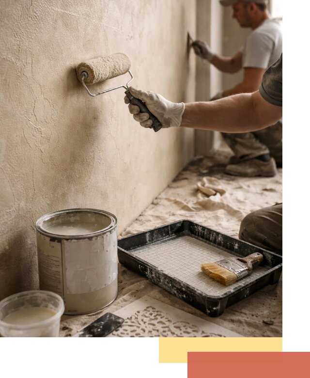 Лессирующая краска для декоративной отделки в чусовом