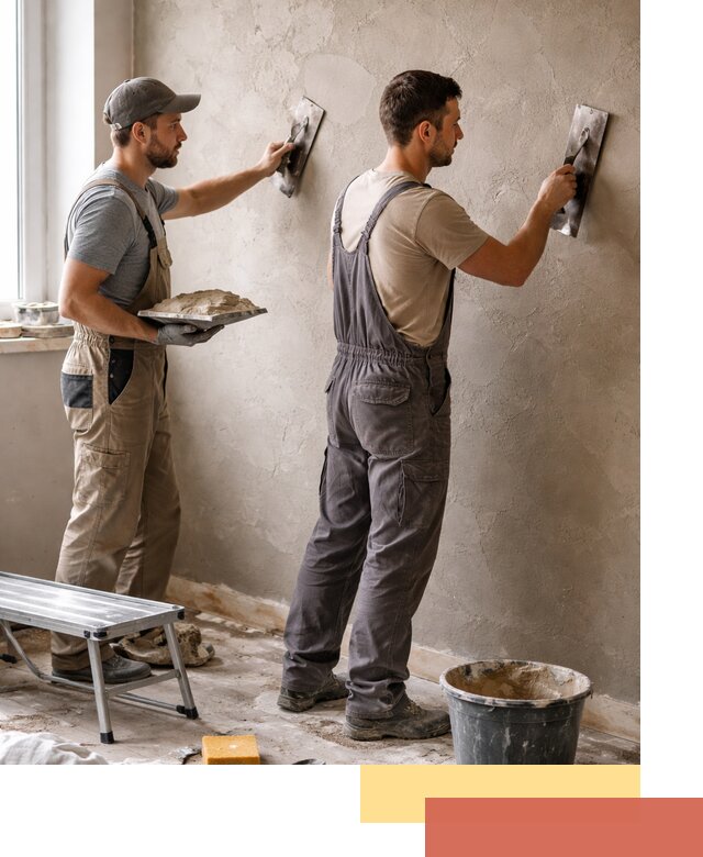 Ремонт декоративной штукатурки и восстановление фактуры в чусовом