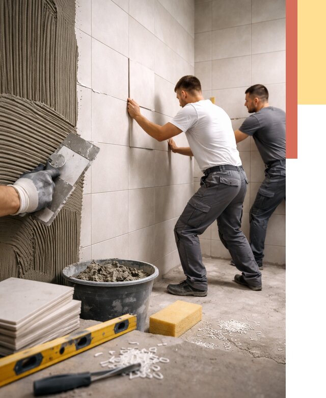 Укладка плитки на стены в чусовом от 888 руб. — качественно и недорого | ОТДЕЛОЧНИК-Чсв