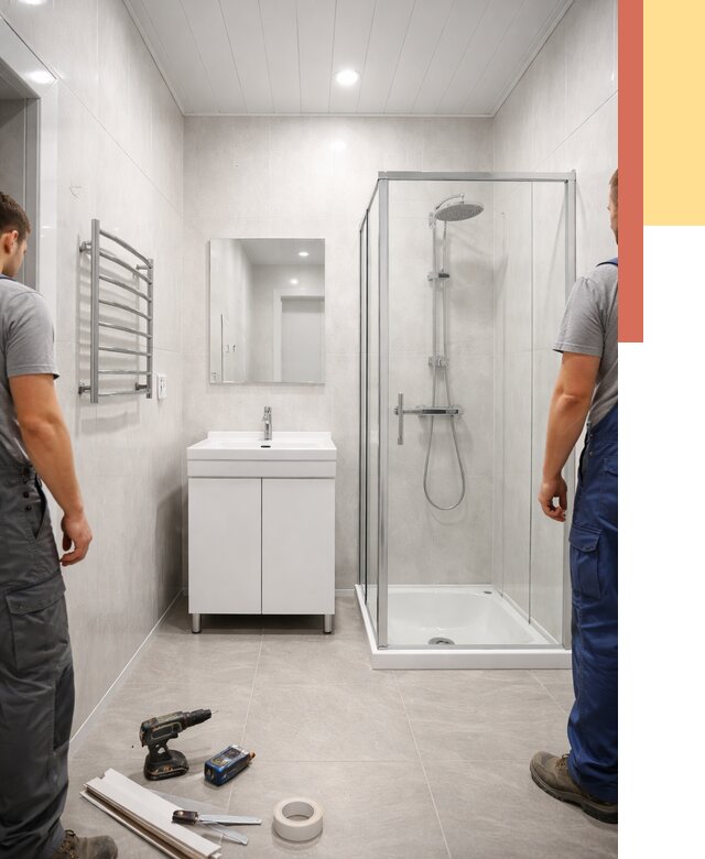 Отделка ванной комнаты панелями ПВХ в чусовом от 4702 руб. за м2 | ОТДЕЛОЧНИК-Чсв