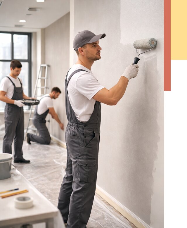 Покраска стен в офисе в чусовом от 8881 руб. — быстро и недорого | ОТДЕЛОЧНИК-Чсв