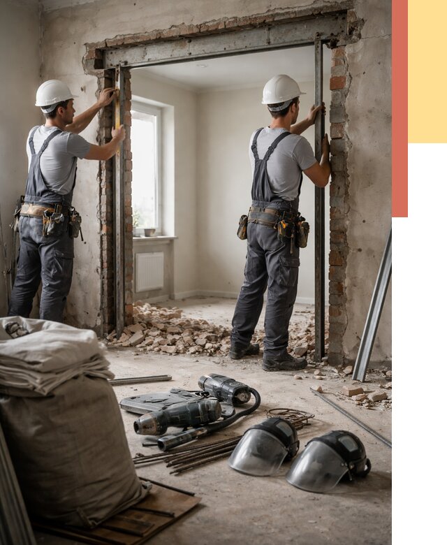 Расширение дверного проема в чусовом от 13060 руб. под ключ | ОТДЕЛОЧНИК-Чсв