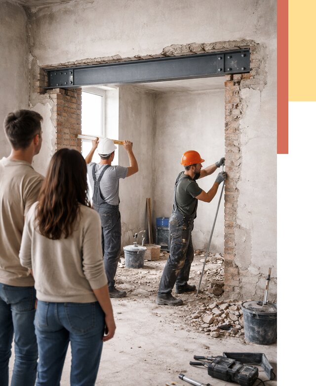 Усиление проема в стене в чусовом от 9926 руб. — усиление дверного проема металлоконструкцией | ОТДЕЛОЧНИК-Чсв