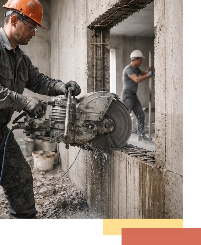 Алмазная резка проемов в чусовом быстро и точно