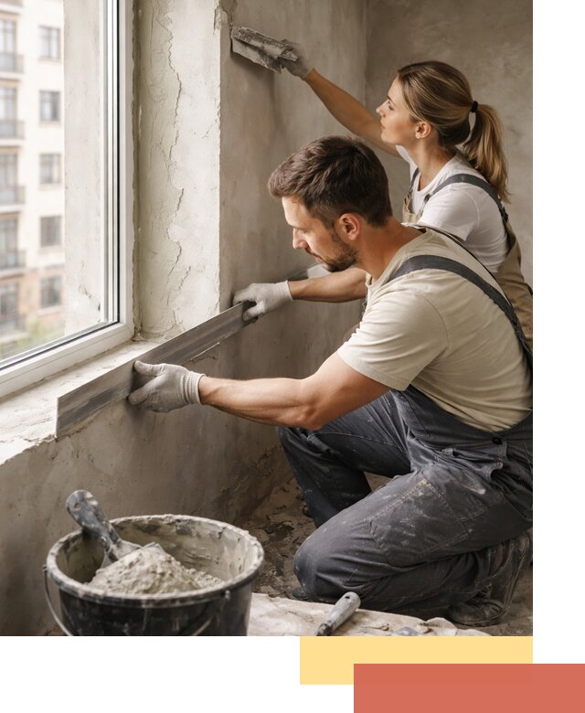 Штукатурка откосов дверей и окон профессионально в чусовом