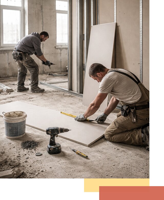 Кладка перегородок из ПГП под ключ в чусовом