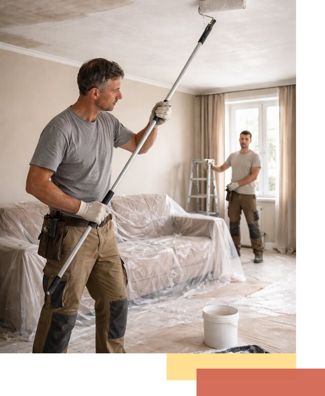 Грунтовка потолка в чусовом — подготовка под покраску и отделку