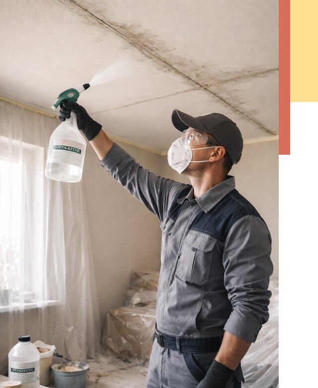 Антисептическая обработка потолка в чусовом от 2612 руб. | ОТДЕЛОЧНИК-Чсв