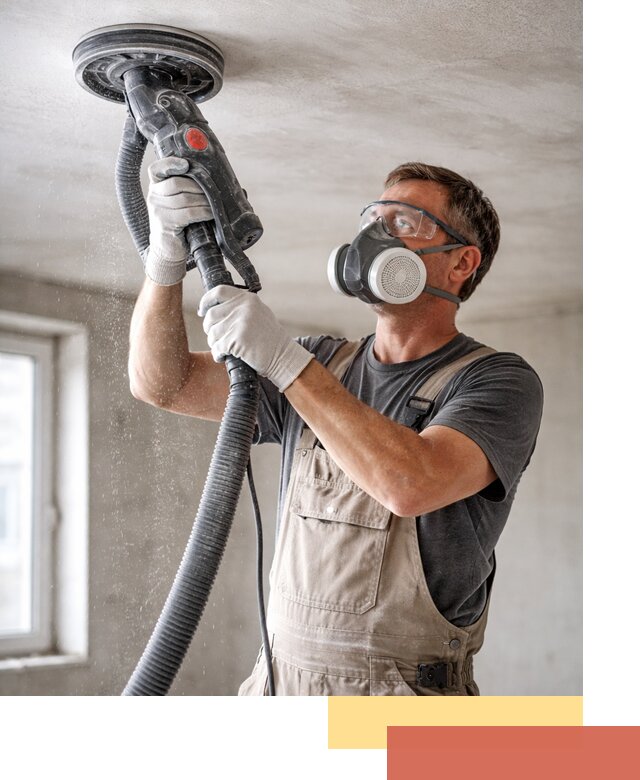 Шлифовка потолка в чусовом — качественная подготовка под отделку