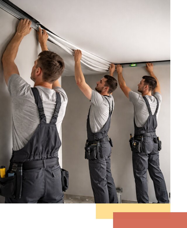 Теневые натяжные потолки в чусовом: монтаж и отделка быстро и качественно