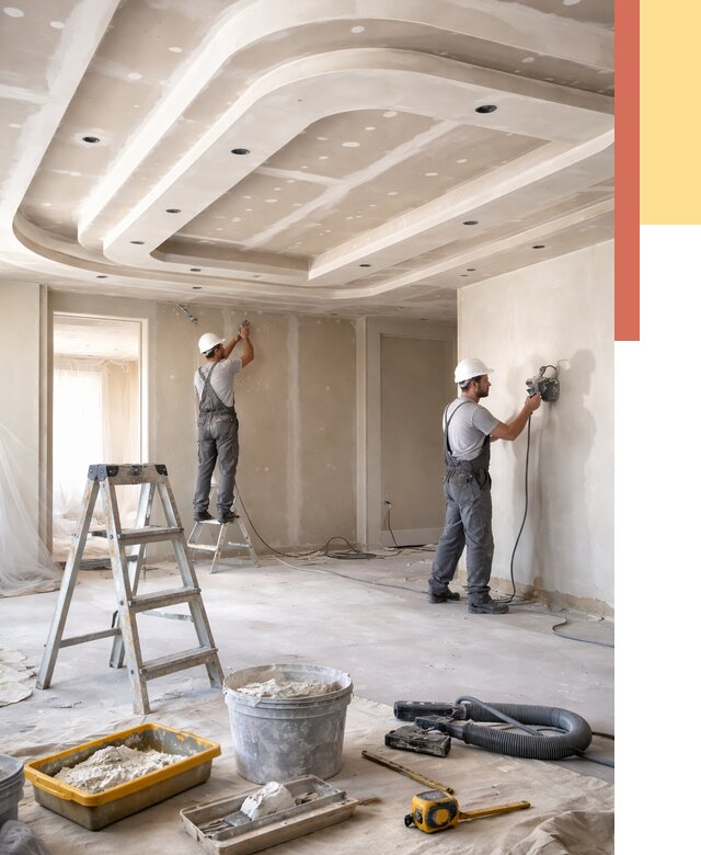 Многоуровневый потолок из гипсокартона в чусовом от 784 руб. под ключ | ОТДЕЛОЧНИК-Чсв