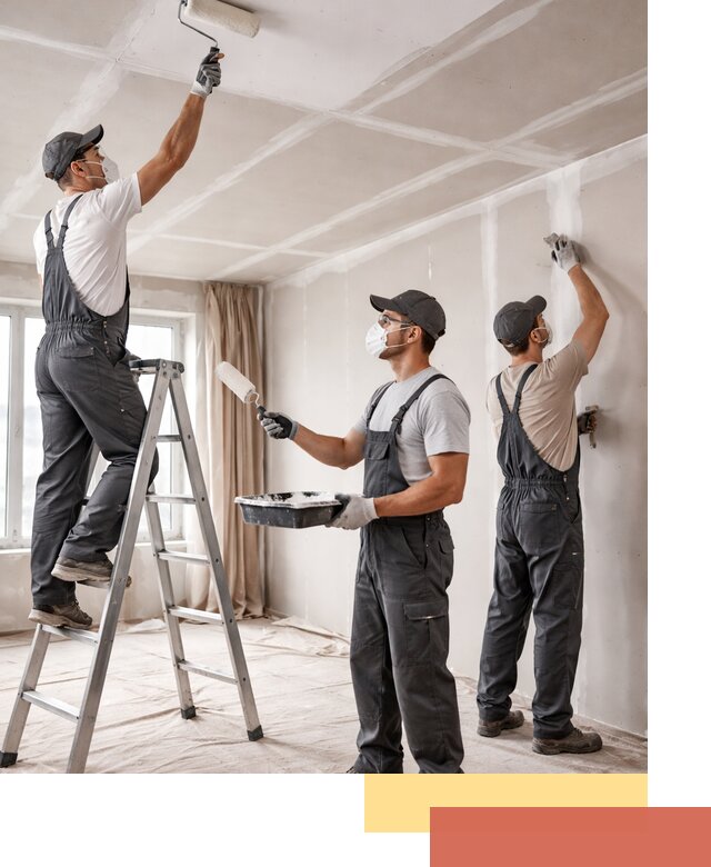 Покраска потолка из гипсокартона в чусовом качественно и недорого