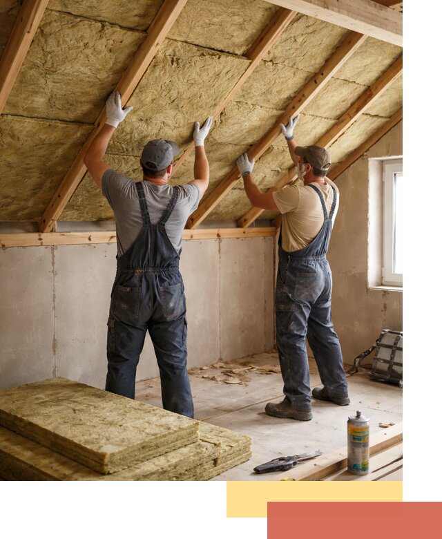 Утепление потолка минеральной ватой в чусовом