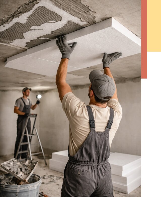 Утепление потолка пенопластом в чусовом от 4702 руб/м2 — недорого и быстро | ОТДЕЛОЧНИК-Чсв